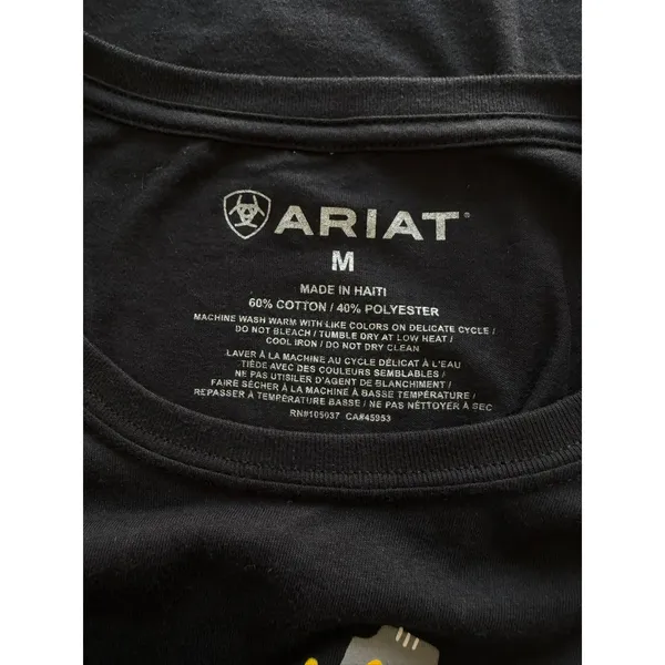 Ariat Nashville Graphic Tee Womens Size Medium Music Guitar Cowgirl - Image 2