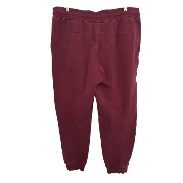 Lululemon Scuba High-Rise Jogger Fleece 28", Red Merlot - Image 5
