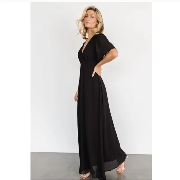 Baltic Born Esti Black Maxi Dress XL NEW - Image 4