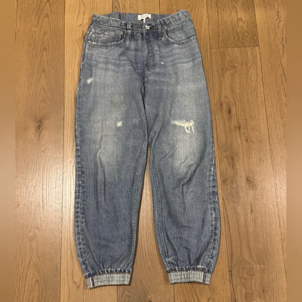 🍁 rag & bone Miramar Faux Denim Cotton Joggers Pants - Size XL - Image 10