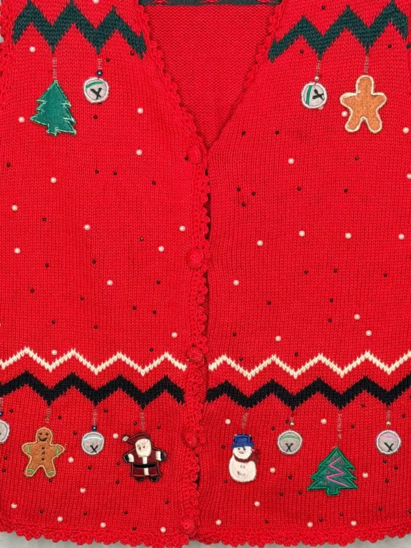 Vintage Rebecca Malone Christmas Sweater Vest - Image 3