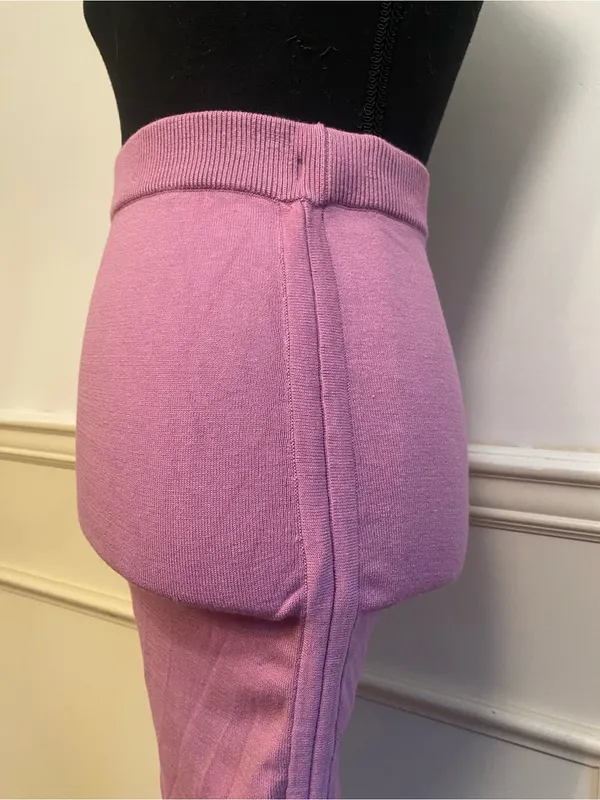 REVOLVE Lovers + Friends Lilac Purple Drawstring Midi Skirt Cinched Sides - Image 6