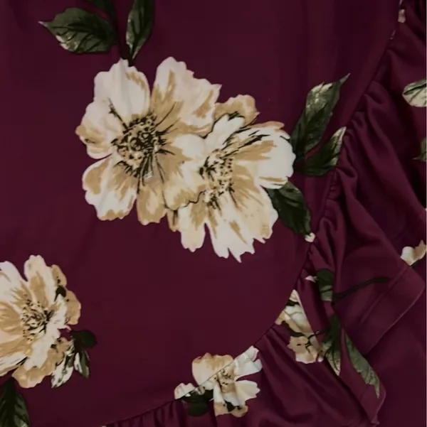 Rue 21 Smocked Floral Ruffle Dress - Image 2