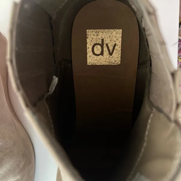 Dolce Vida for Target Tan/Brown Faux Suede Wedged Ankle Boots - Image 4