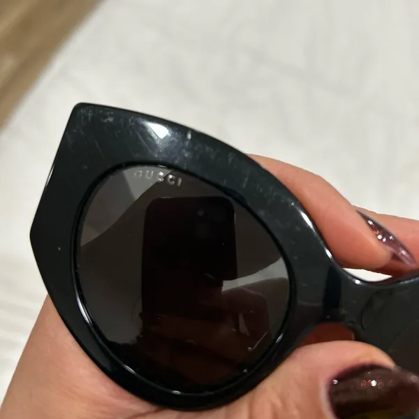 Gucci sunglasses. Thick cat eye frames - Image 11