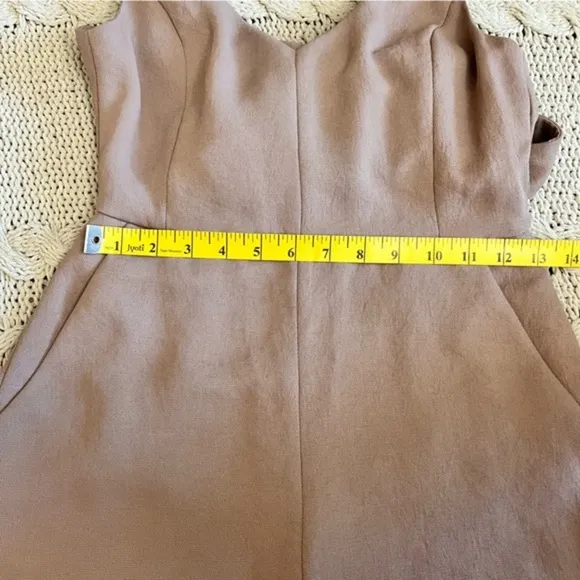 ARITZIA WILFRED Écoulement Romper Tan Size 0‎ - Image 12