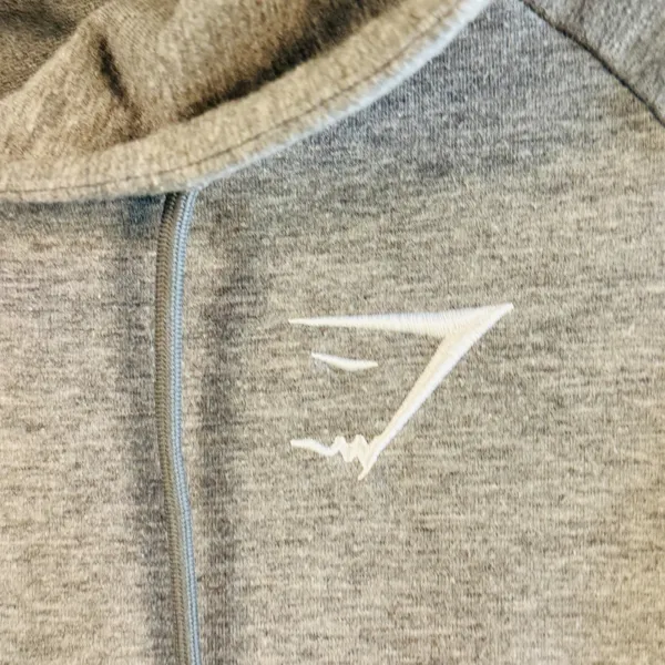 Nike Gymshark Women's Medium Gray Pullover Hoodie Logo Athleisure‎ Gorpcore Cozy - Image 12