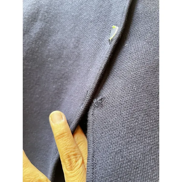 Zara Sweater Vest SM Blue Preppy Academic Ivy League Sophisticated Classic Chic - Image 6