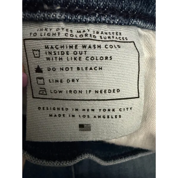 AYR The Riser Skinny Jeans Sz 30x28 High Rise Blue Stretch Denim Women's III12-1 - Image 6