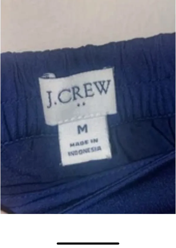 J. Crew Deep Blue Satin Skirt size M worn once - Image 3
