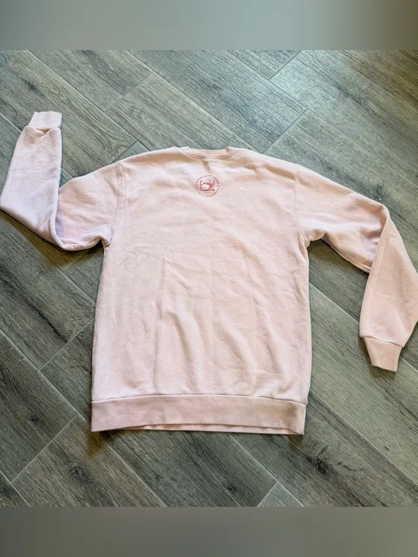 Sewing Down South, Charleston South Carolina Pull Over Sweatshirt Pink Nice Guy - Image 2
