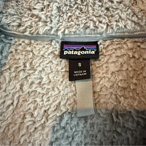 Patagonia Los Gatos‎ Fuzzy Jacket Women’s Size Small Gray 1/4 Zip Long Sleeve - Image 4