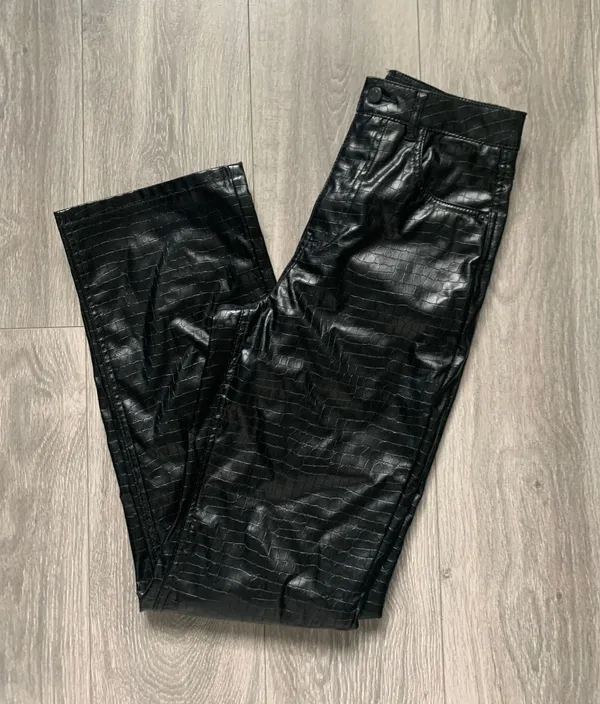 VERO MODA Leather Straight leg Pants - Image 6