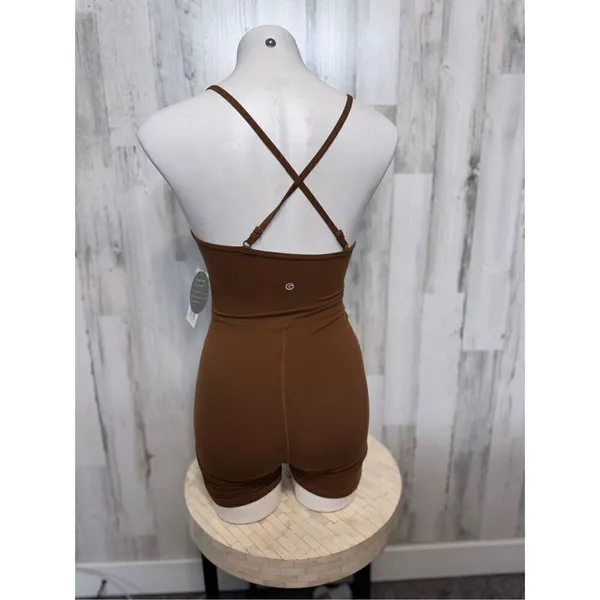 Glow mode brown jumpsuit romper Brown Size M - Image 5