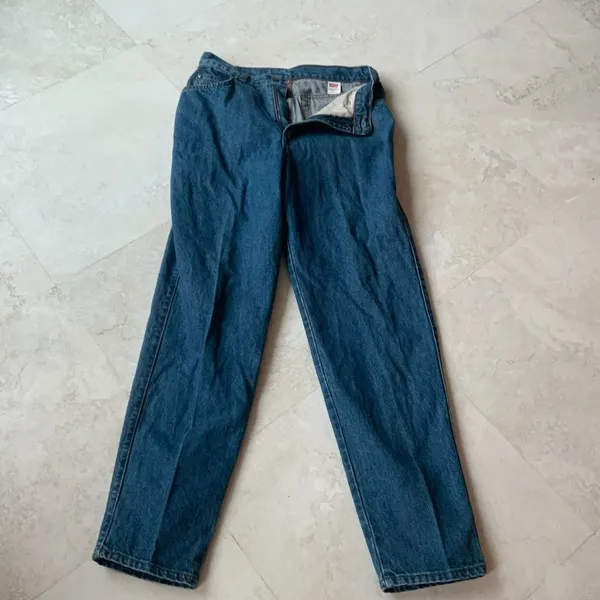 Levi's Women’s Dark Blue Straight-Leg Jeans sz14 - Image 2