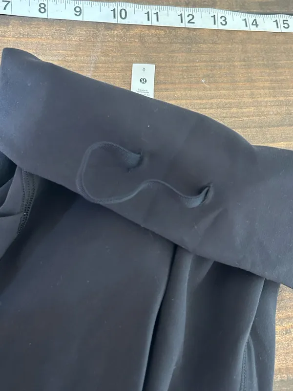 NWOT LULULEMON Wunder Train High Rise Tight with Pockets Black 0 25" inseam - Image 8