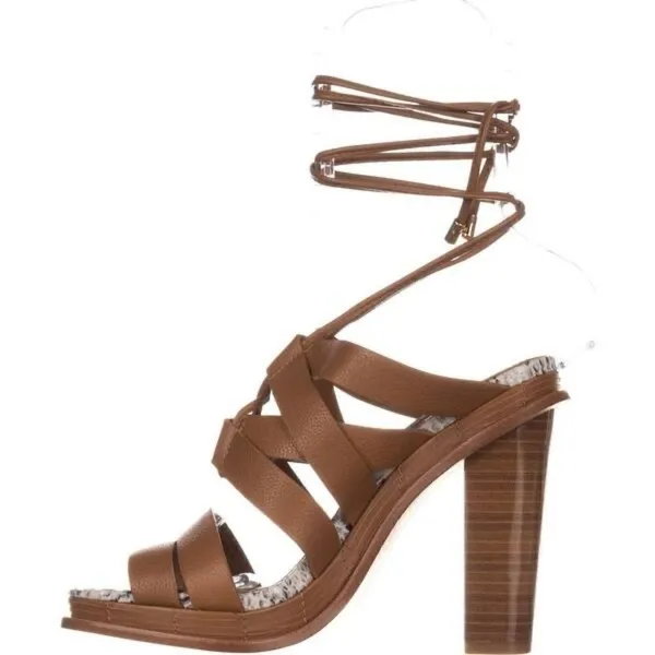 Calvin Klein Penelope tan strappy heels - Image 2