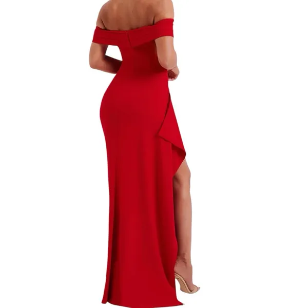NWT Babyboo Joyce Maxi Dress Red Size Small - Image 3