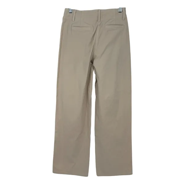 Wilfred Free Aritzia Beige High‎ Rise Wide Leg Chino Pants Size 6 - Image 2