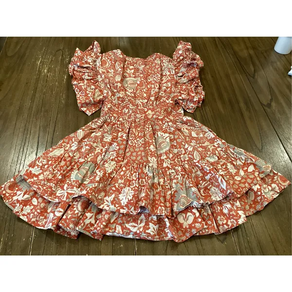 Ulla Johnson Kiri floral print ruffle mini Dress size 4 - Image 9