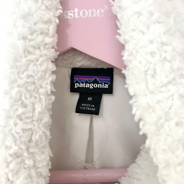 Patagonia Women's Los Gatos Vest Birch White Fleece Size M - Image 4