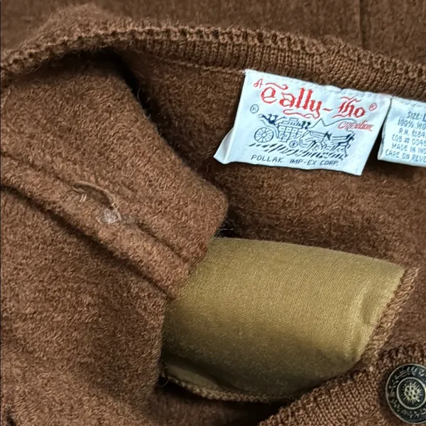 Vintage 60s Tally Ho 100% Wool Sweater Old Money Heritage Cottagecore Cabincore - Image 7