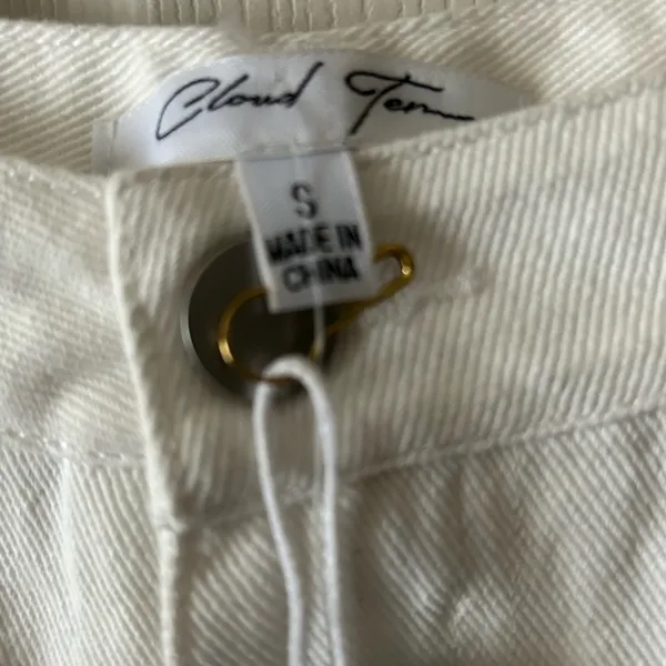 Cloud Ten She’s Stealing Our Hearts White Girls Trip Rhinestone‎ Shorts Sz S - Image 10