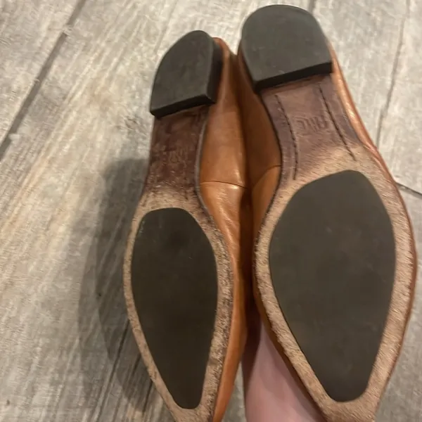 FRYE heather ballet flats in cinnamon - Image 7