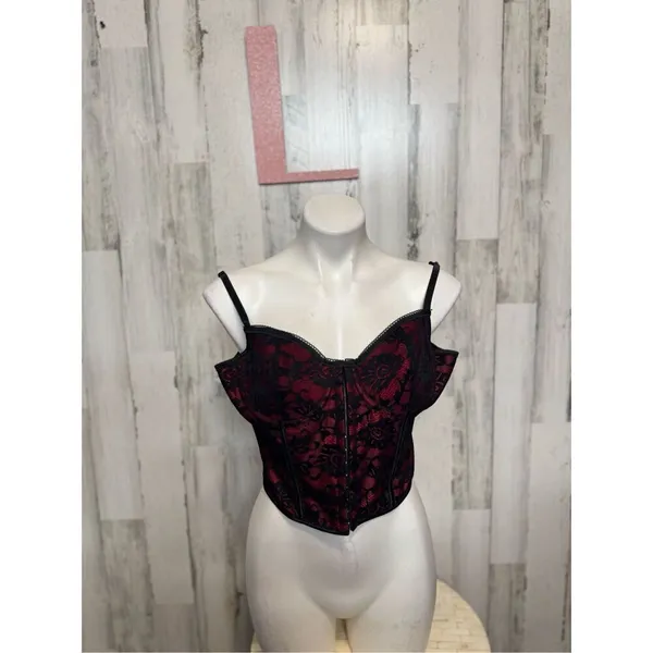 Red and black corset size large - Image 2