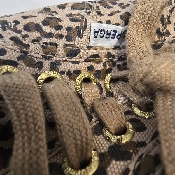 {9} Superga Cheetah Leopard Print Canvas Sneaker Shoes - Image 6