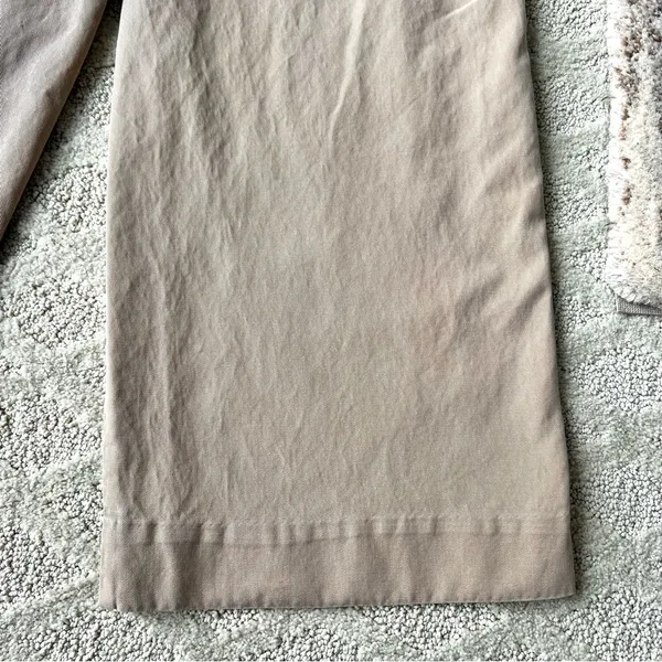 Everlane Draper Pleated Pant Khaki Ash Brown High Rise Wide Leg Size 8S - Image 10