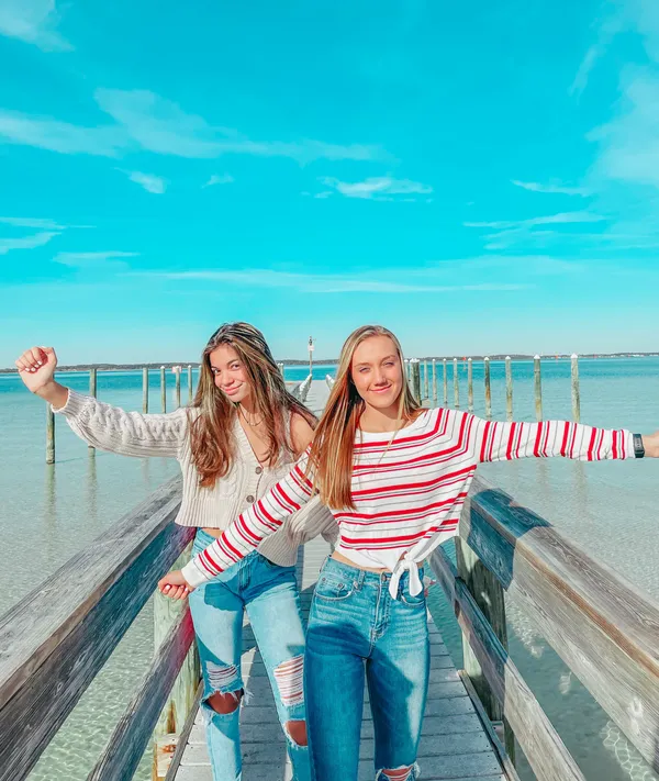 Aeropostale Cream Knit Sweater - Image 2
