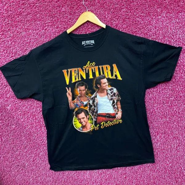 Ace Ventura Pet Detective Movie Graphic T-Shirt XL - Image 2