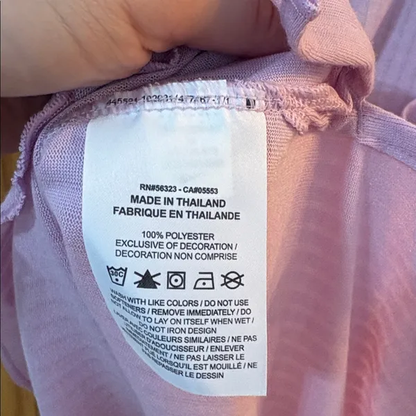 Nike Yoga Dri-Fit Size Medium Pink Open-Back Activewear Tank Top - Image 6