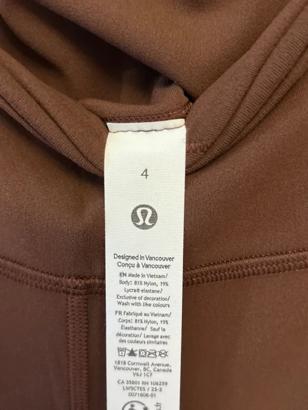 Lululemon Align HR 28" Leggings/ Tight size 4 lava Cake Brand New Authentic - Image 5