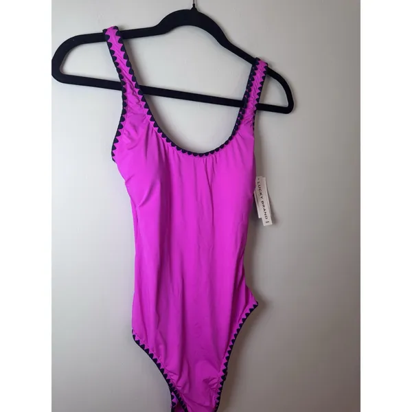Lucky Brand Spring Romantic Shell Stitch One-Piece EB1823 Womens Size S NWT - Image 13