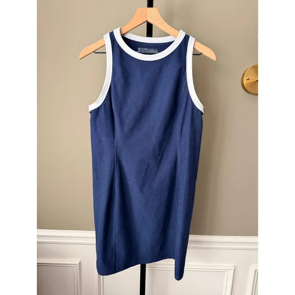 Beyond Yoga Outlines Dress Navy Large - Image 2
