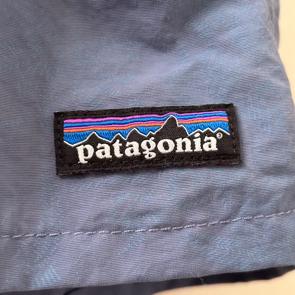 Patagonia Womens Barely Baggies Shorts 2.5” Size XL Monkey Flower Current Blue - Image 3