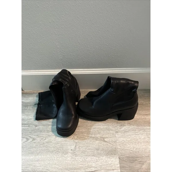 Steve Madden BERKLEIGH Black square Toe Knee Boot Size 9M - Image 5