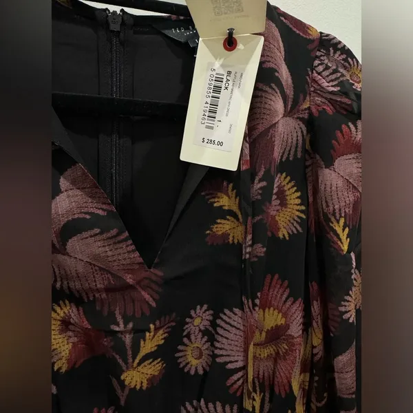 Ted Baker London Piara Ruffle Asymmetric Minidress Size 1/S NWT - Image 7