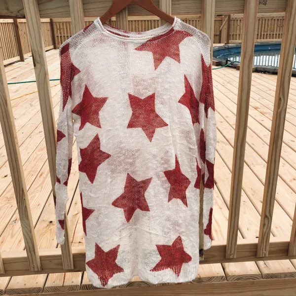 Bonfire Stars Oversized Sweater - Image 4