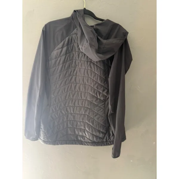 The‎ North Face Womens Black Hybrid Quilted Hooded Jacket Size Large L Full Zip - Image 5