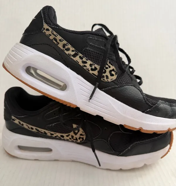 Nike Air Max SC Leopard Print Swoosh Ladies Sneakers - Image 3