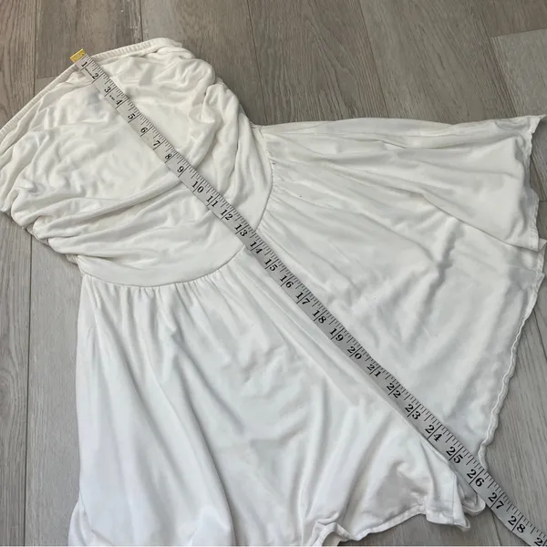 Urban Outfitters Dress strapless drop waist mini womens White (small) party cute - Image 5