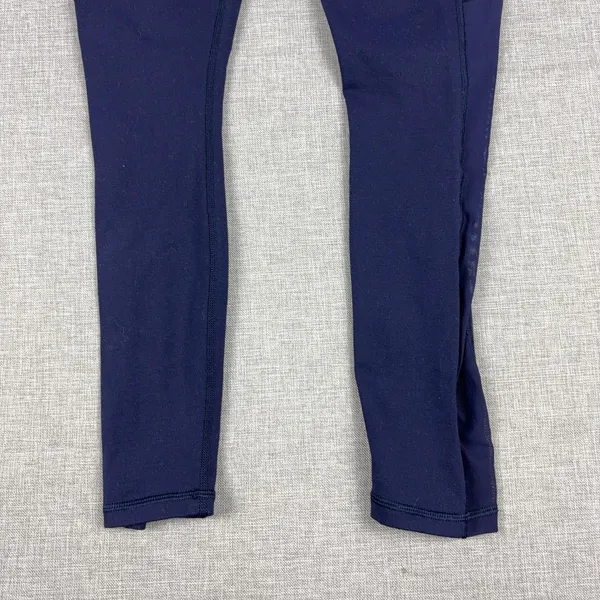 Fabletics Leggings Womens XS Blue Ankle PowerHold Pockets Compression Yoga Pants - Image 10