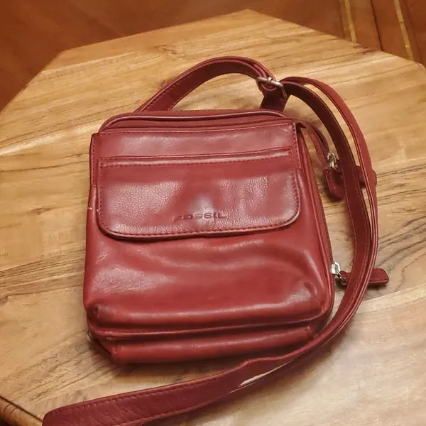Fossil Genuine Leather Crossbody Bag - Image 3