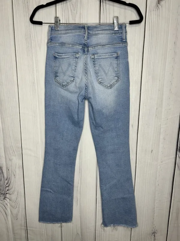 MOTHER Insider Crop Step Fray Limited Edition Mid Rise Jeans Sz 24x26 - Image 5