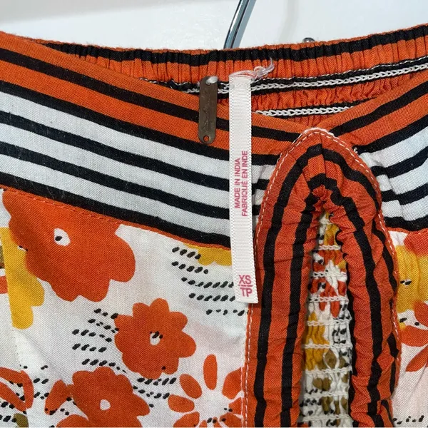 Free People Orange and Blue Maxi Dress - Image 11