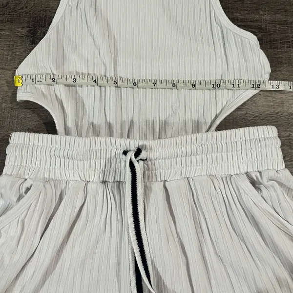 FREE PEOPLE Fp Movement Blissed Out Romper in White - Image 9