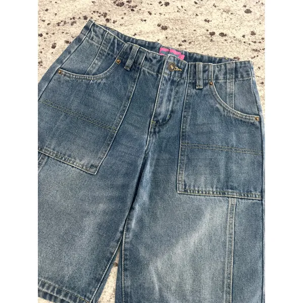 NWT Edikted denim bermuda shorts S Small - Image 2